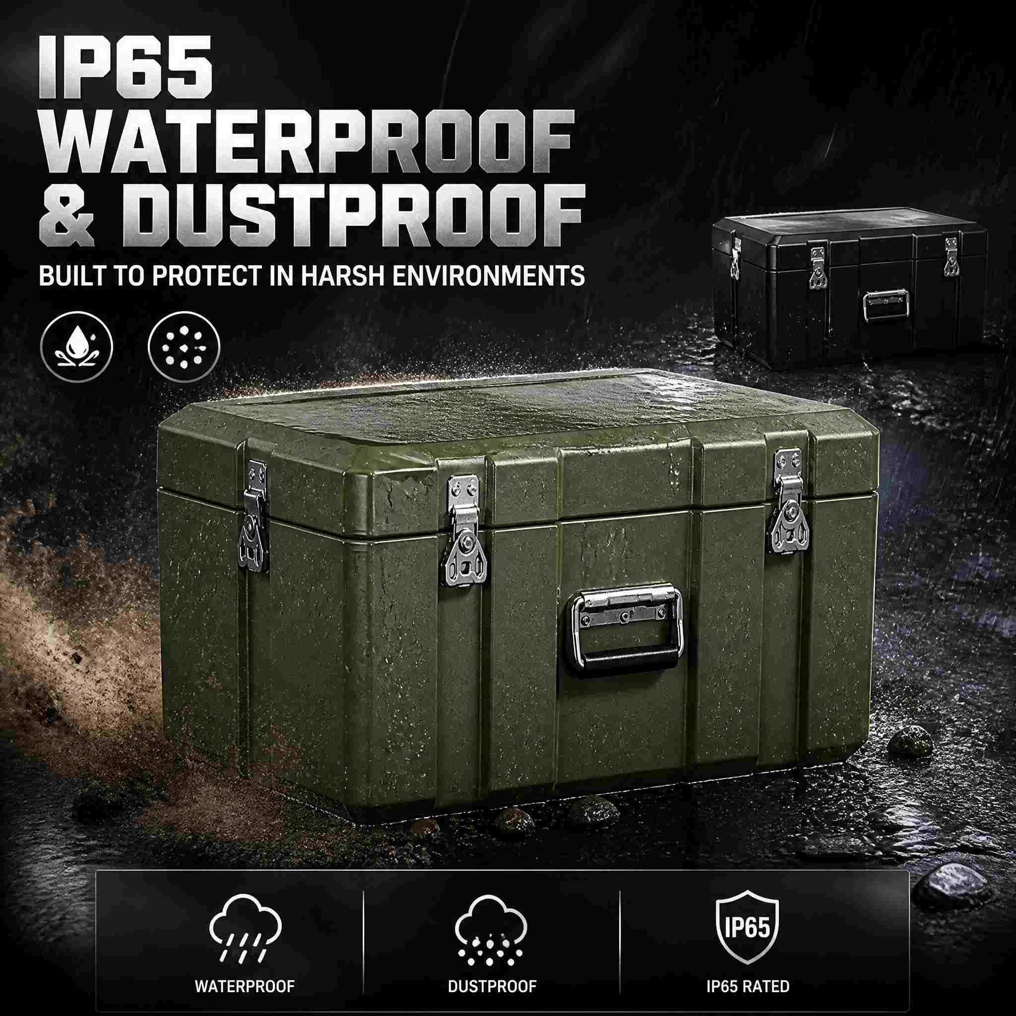Rotomolded Stacking Truck Tool Box