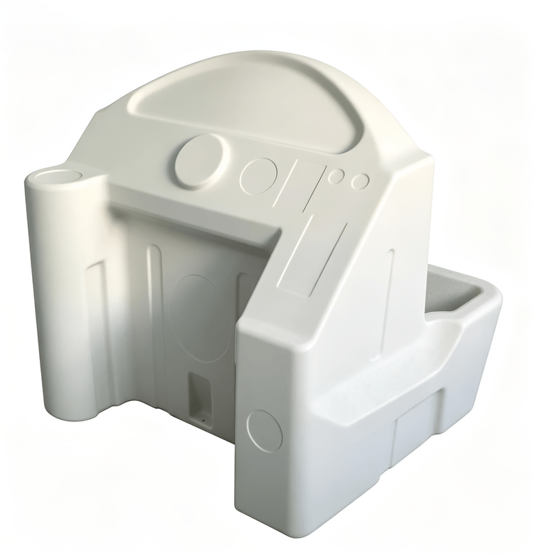 Rotomolded HDPE Marine Steering Station With Rear Observer Bench