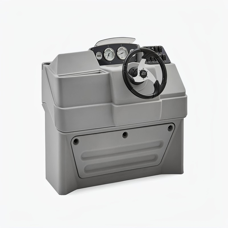 Boat Control Dash With Switch Panel And Gauge Cutouts No Seat