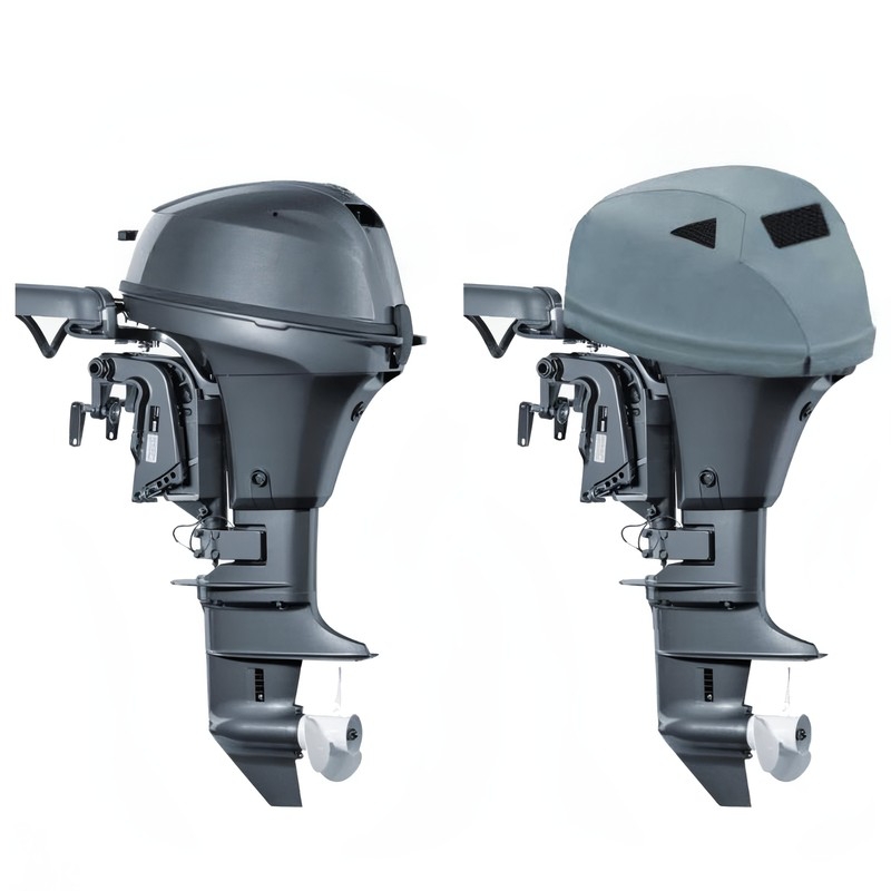 Lightweight Impact Resistant Hard Plastic Outboard Engine Guard