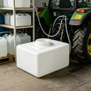 Chemical storage tank for agriculture