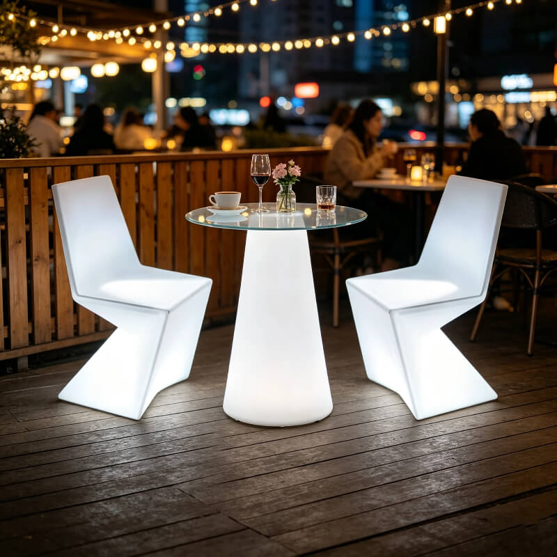 Rechargeable RGB Bar Stool