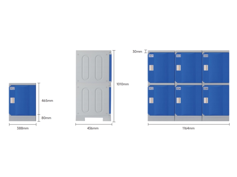Corrosion Resistant Campus Bag Lockers Corrosion Resistant Campus Bag Lockers