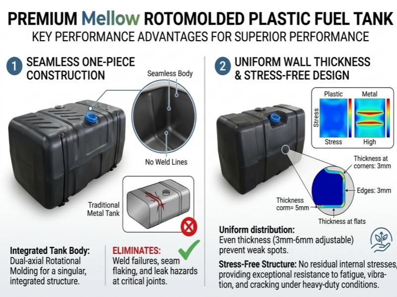 Polyethylene Fuel Tank For Construction Machinery